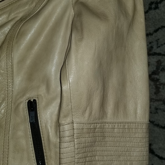 Black Rivet Moto Leather Jacket - Picture 6 of 7